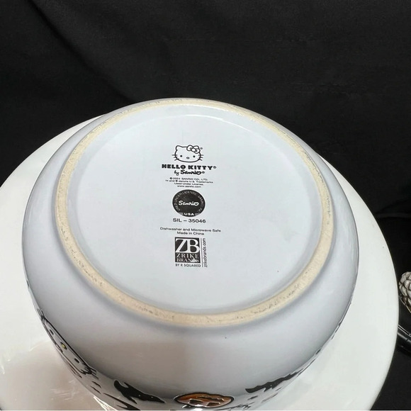 Sanrio Hello Kitty Halloween Black Cat & Pumpkin Ceramic Food Storage Containers - Picture 11 of 12